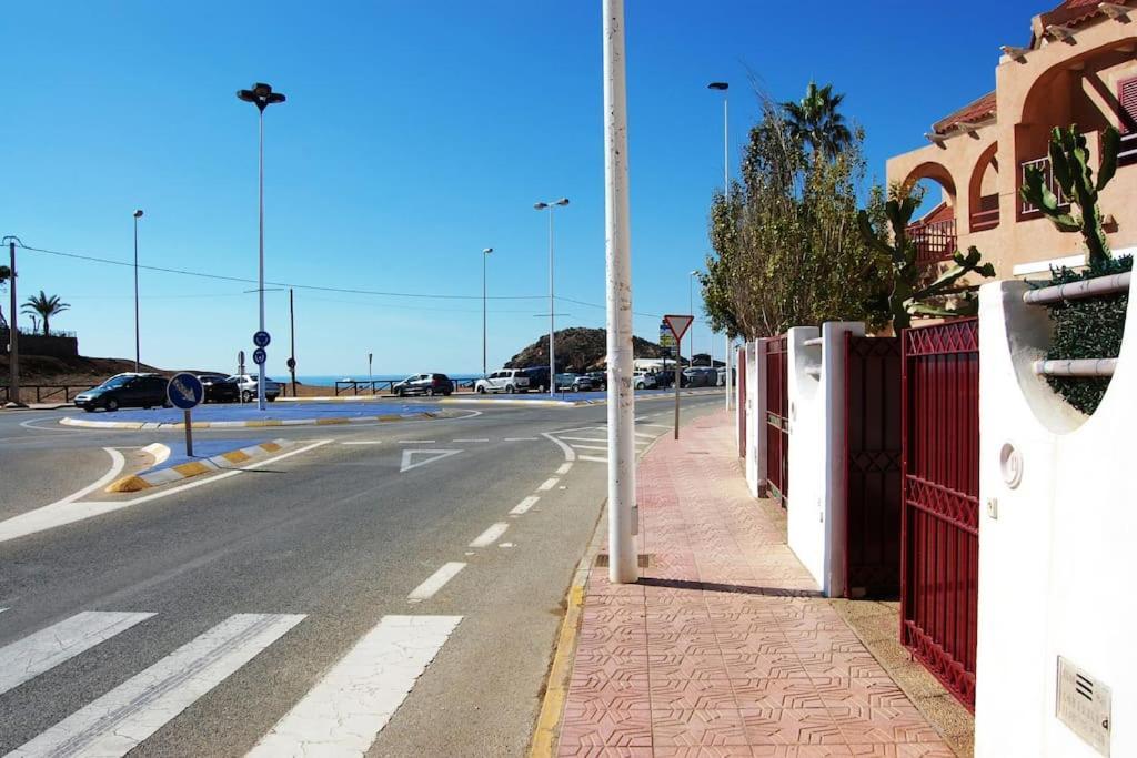 El Puerto de Mazarrón Precioso Duplex Con Piscina, En 1ª Linea De Playaヴィラ エクステリア 写真