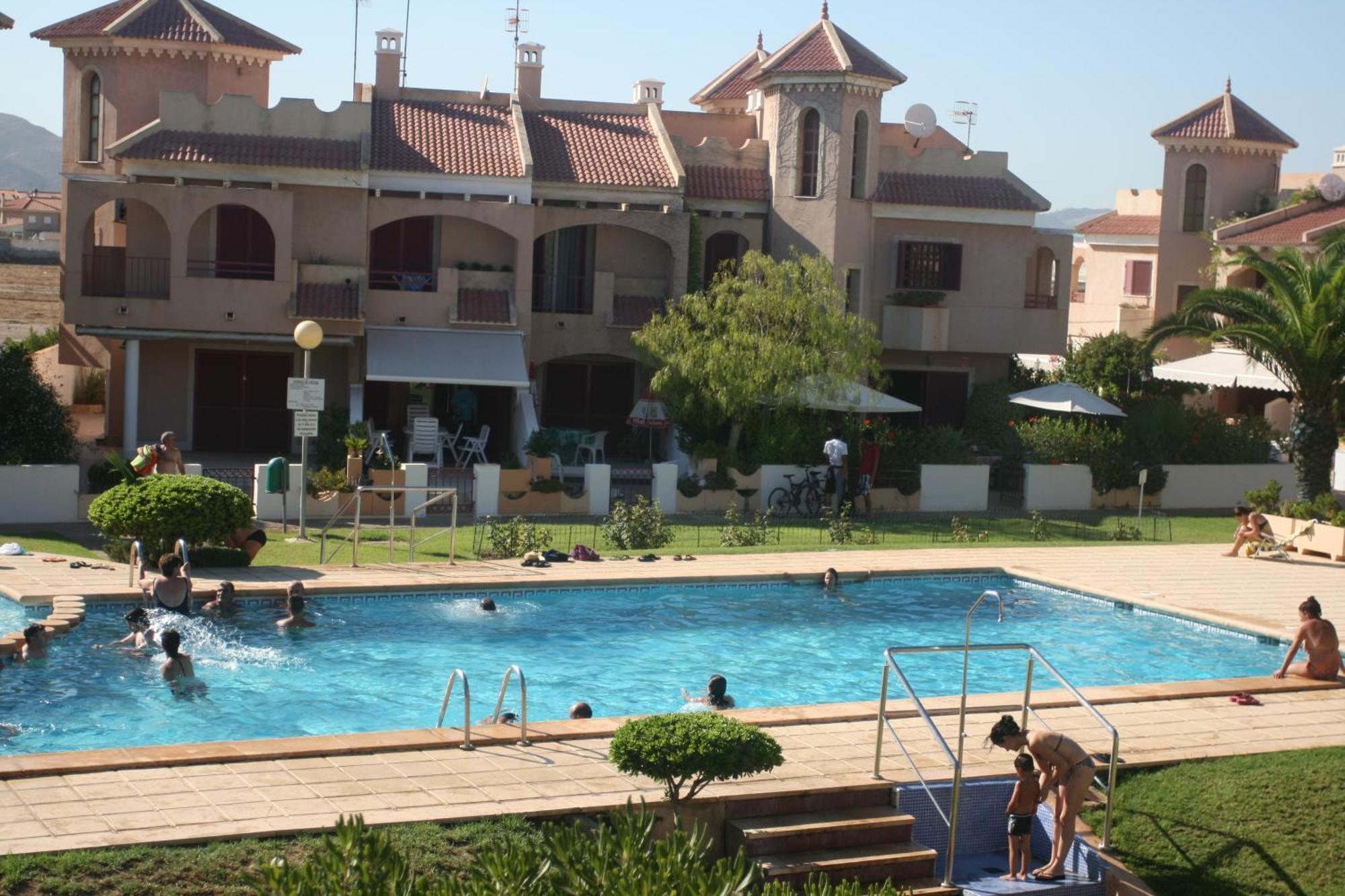El Puerto de Mazarrón Precioso Duplex Con Piscina, En 1ª Linea De Playaヴィラ エクステリア 写真